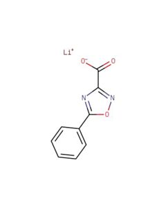 Astatech 5-PHENYL-1,2,4-OXADIAZOLE-3-CARBOXYLIC ACID, LITHIUM SALT; 1G; Purity 95%; MDL-MFCD30730519